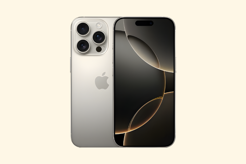 iPhone 16 Pro Titan Tự Nhiên xám vàng, sang trọng, bền bỉ