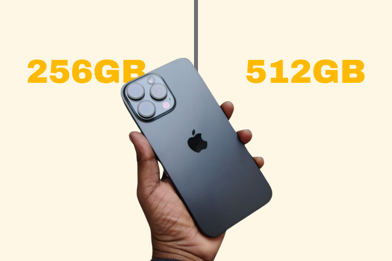 So sánh iPhone 256GB và 512GB, chênh giá và dung lượng lưu trữ