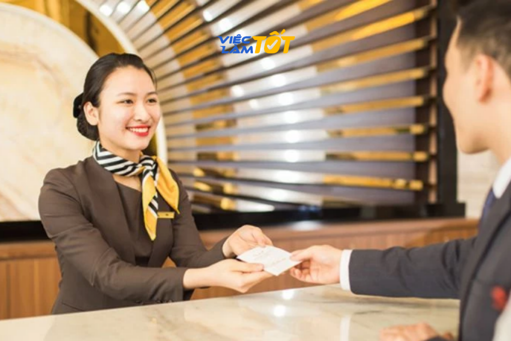 Việc Làm Tốt giúp bạn kết nối nhanh chóng với các nhà tuyển dụng lễ tân uy tín