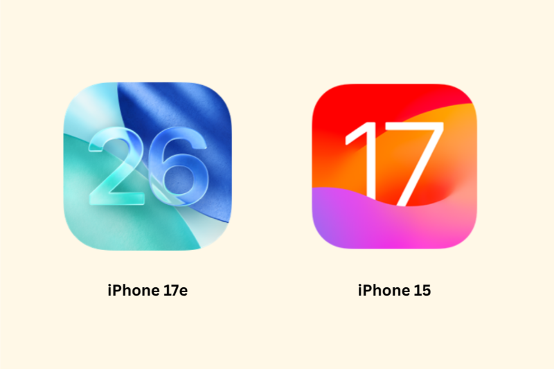 So sánh iPhone 17e và iPhone 15 - Hệ điều hành