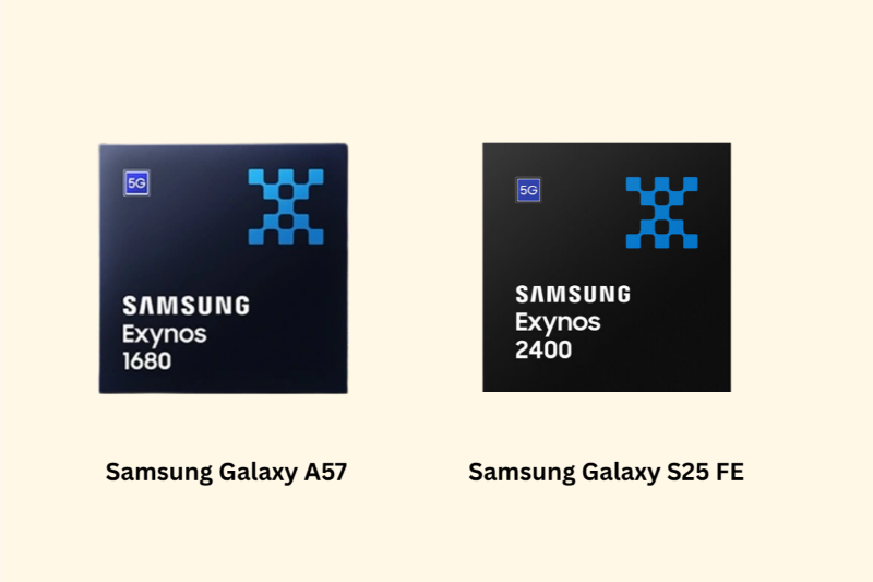 So sánh Samsung Galaxy A57 và Samsung Galaxy S25 FE - Hiệu năng