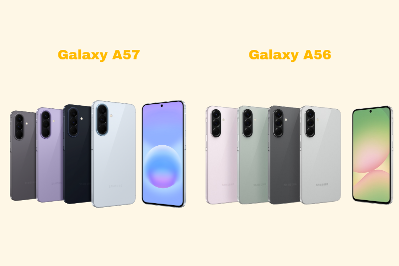 Bảng giá Galaxy A57 và Galaxy A56 theo dung lượng với so sánh nhanh