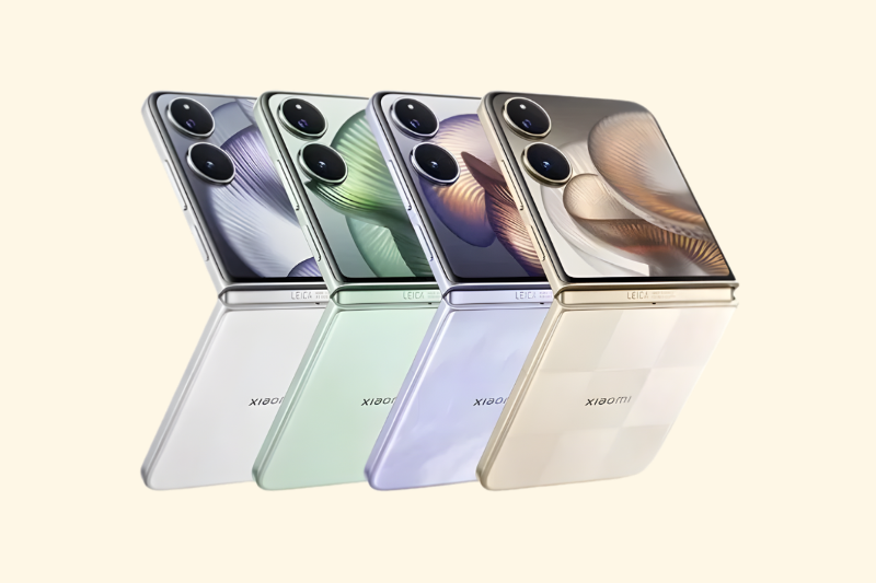 Xiaomi Mix Flip 2 gập dọc, camera Summilux, màn hình ngoài lớn