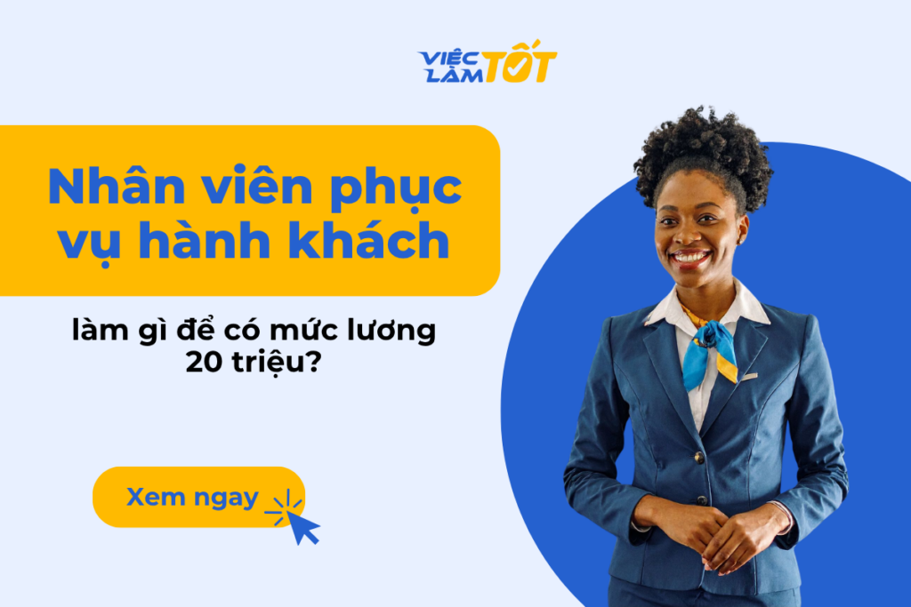 Thumbnail bài viết với hình ảnh nhân viên phục vụ hành khách đang tươi cười hỗ trợ khách hàng tại quầy thủ mục sân bay