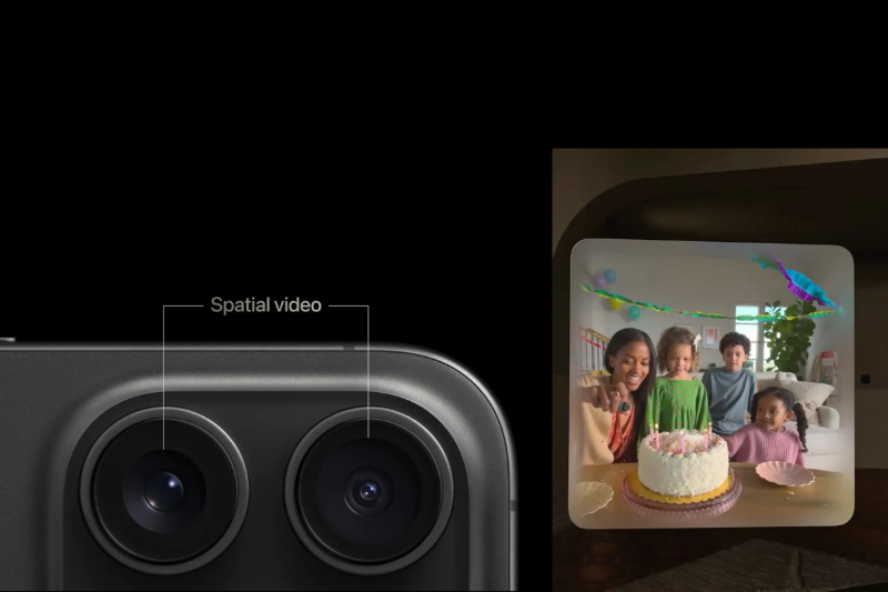 iPhone 16 Pro Max quay video không gian 3D bằng camera kép
