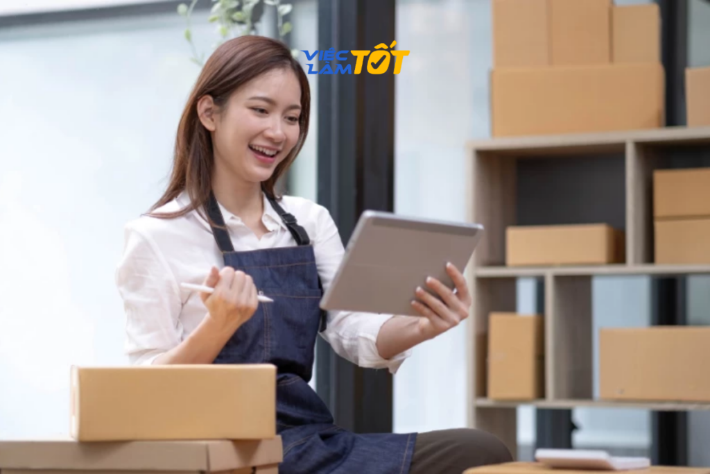 Làm cộng tác viên bán hàng online giúp bạn linh hoạt thời gian và không gian làm việc tối đa