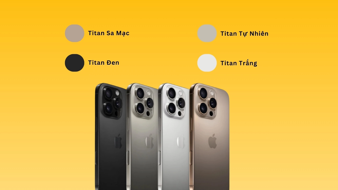 iPhone 16 Pro 3 - Màu sắc