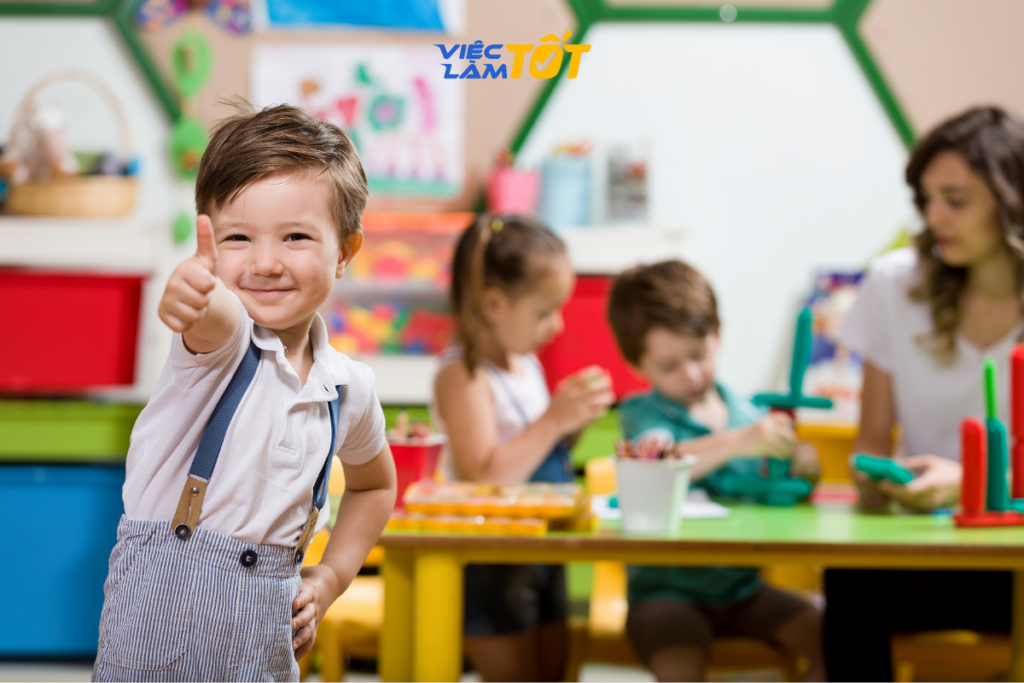 Ngôi trường mầm non hiện đại với cơ sở vật chất khang trang