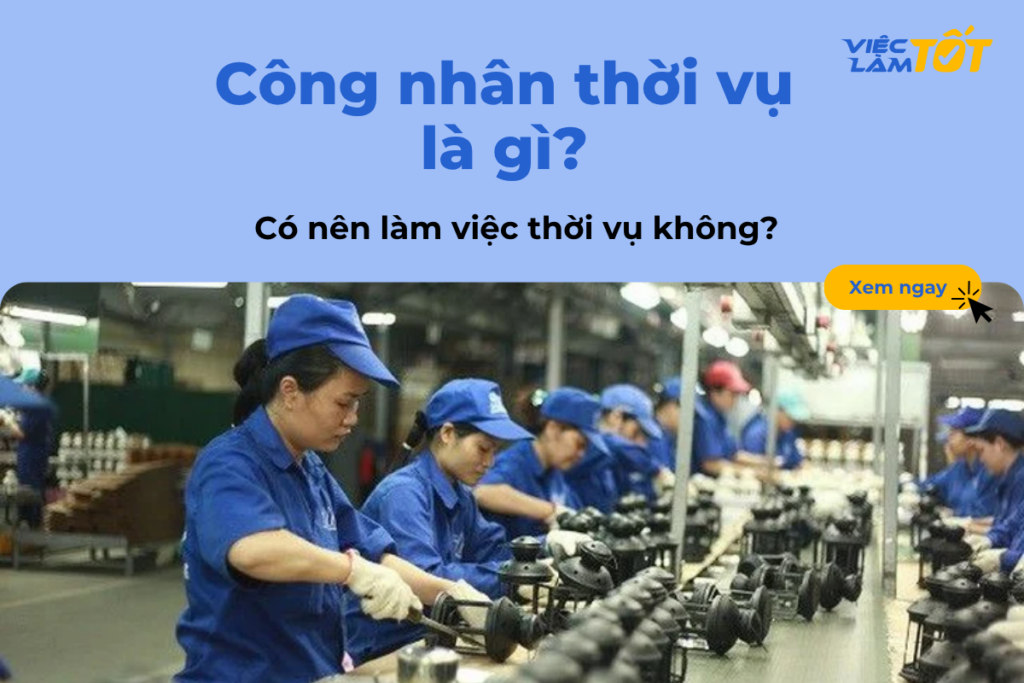 Công nhân thời vụ là gì? Có nên làm việc thời vụ không? Công nhân thời vụ là gì? Có nên làm việc thời vụ không?