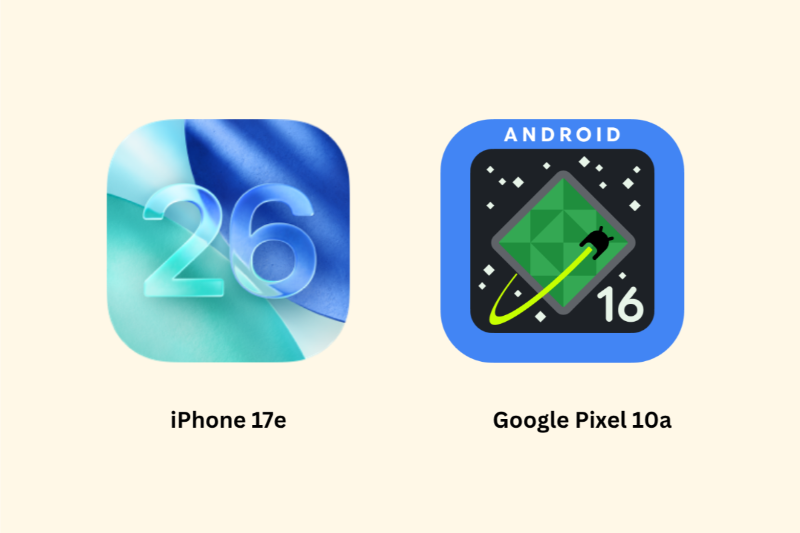 So sánh iPhone 17e và Google Pixel 10a - Hệ điều hành