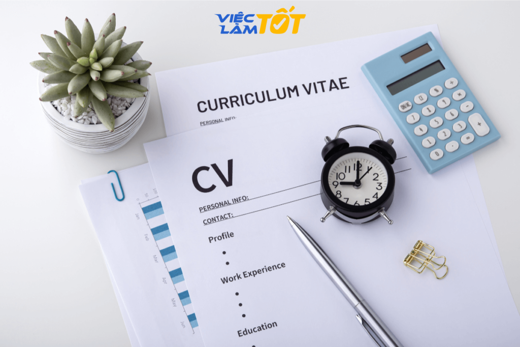 Cấu trúc cv marketing