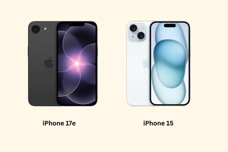 So sánh iPhone 17e và iPhone 15 - Thiết kế
