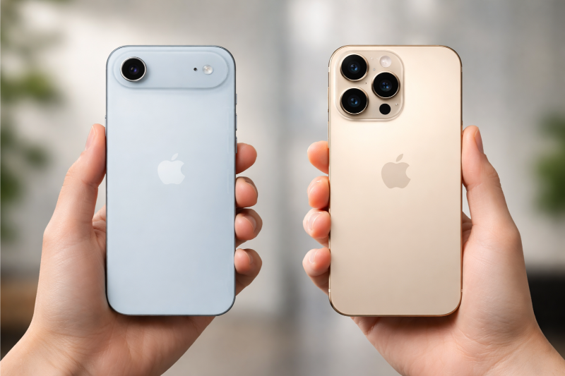 So sánh iPhone Air và iPhone 16 Pro Max chi tiết