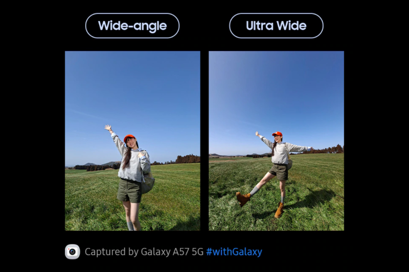 Ảnh chụp góc rộng 12MP với trường nhìn 123 độ, không gian rộng rõ nét