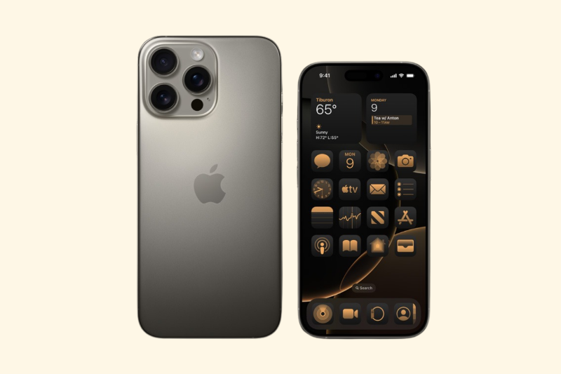 iPhone 16 Pro Max Titan Tự Nhiên phù hợp phong cách tối giản