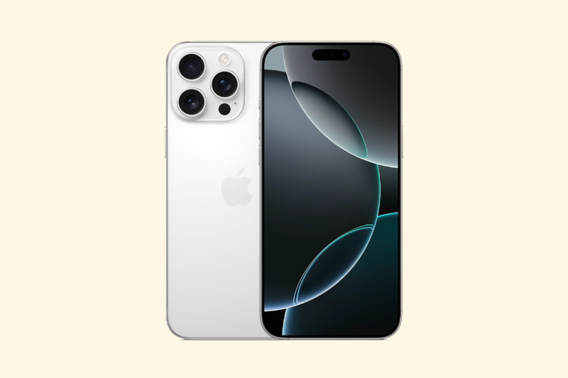 iPhone 16 Pro Max Titan Trắng sang trọng, tinh tế, chất liệu titanium