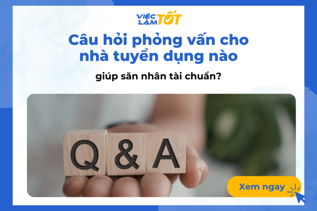 Thumbnail nhà tuyển dụng đang trao đổi cùng ứng viên trong buổi phỏng vấn