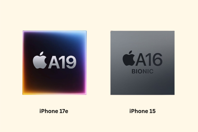 So sánh iPhone 17e và iPhone 15 - Chip
