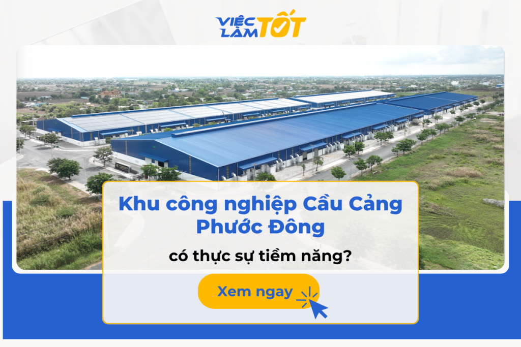 Tiềm năng Khu công nghiệp Cầu Cảng Phước Đông ra sao? Toàn cảnh khu công nghiệp Cầu Cảng Phước Đông hiện đại từ trên cao