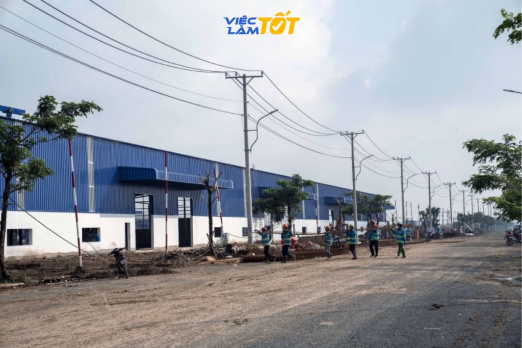 Hệ thống nhà xưởng xây sẵn hiện đại tại KCN Phước Đông