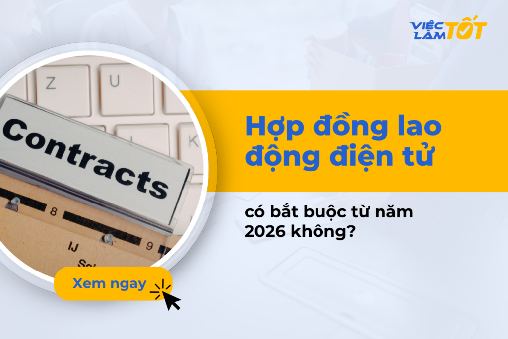 Hợp đồng lao động điện tử có bắt buộc từ năm 2026 không? Người lao động thực hiện ký kết hợp đồng trên máy tính