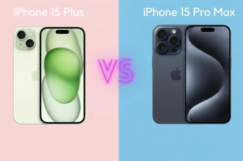 So sánh iPhone 15 plus với iPhone 15 Pro Max