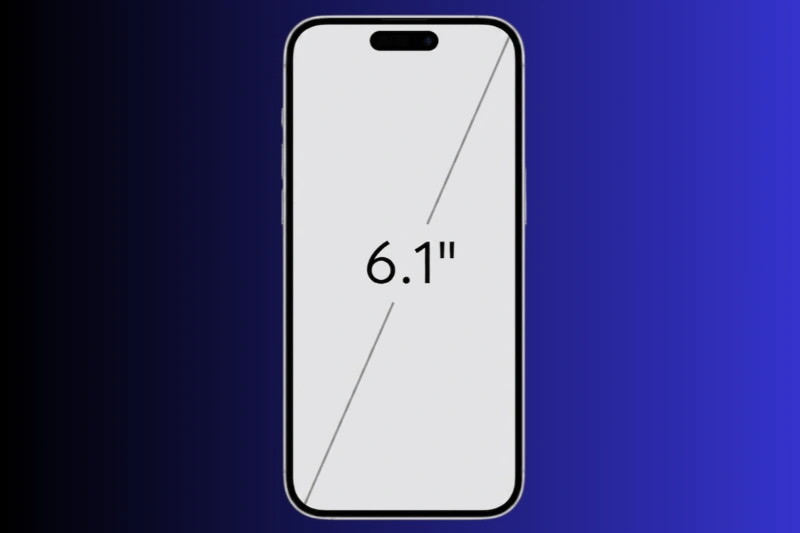 iPhone 15 Pro sở hữu màn hình 6.1 inch