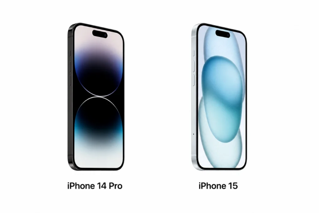 So sánh iPhone 15 và iPhone 14 Pro: Chọn sự mới mẻ của USB-C hay đẳng cấp màn hình 120Hz?