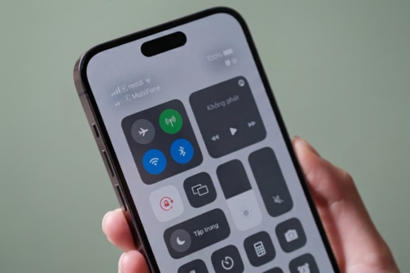 Truy câp nhanh các công cụ ở Control Center