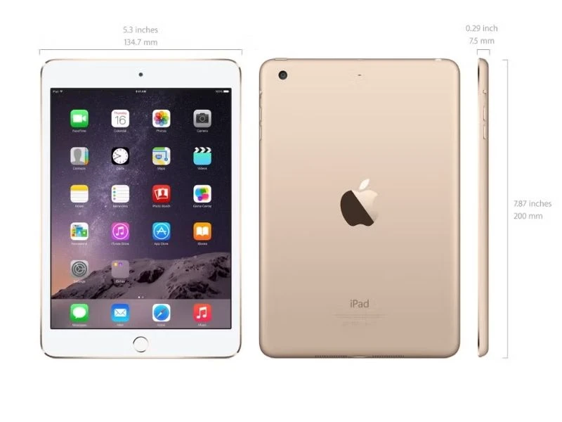 Thông số kỹ thuật iPad Mini 3