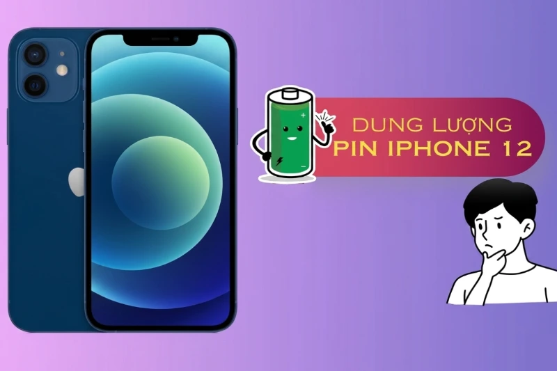 pin iPhone 12 là điểm yếu cố hữu, chỉ đủ dùng khoảng 1 ngày với tác vụ nhẹ nhàng