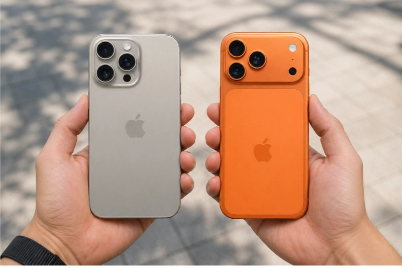 So sánh iPhone 15 Pro Max và iPhone 17 Pro Max