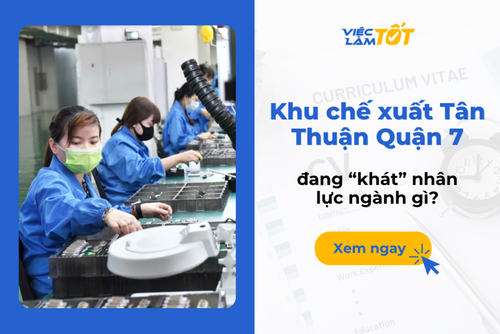 Người lao động đi làm tại khu chế xuất Tân Thuận Quận 7