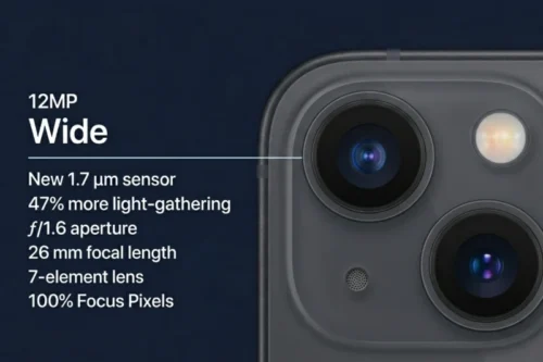 Camera iPhone 13 nổi bật với chống rung cảm biến và Cinematic Mode quay video điện ảnh