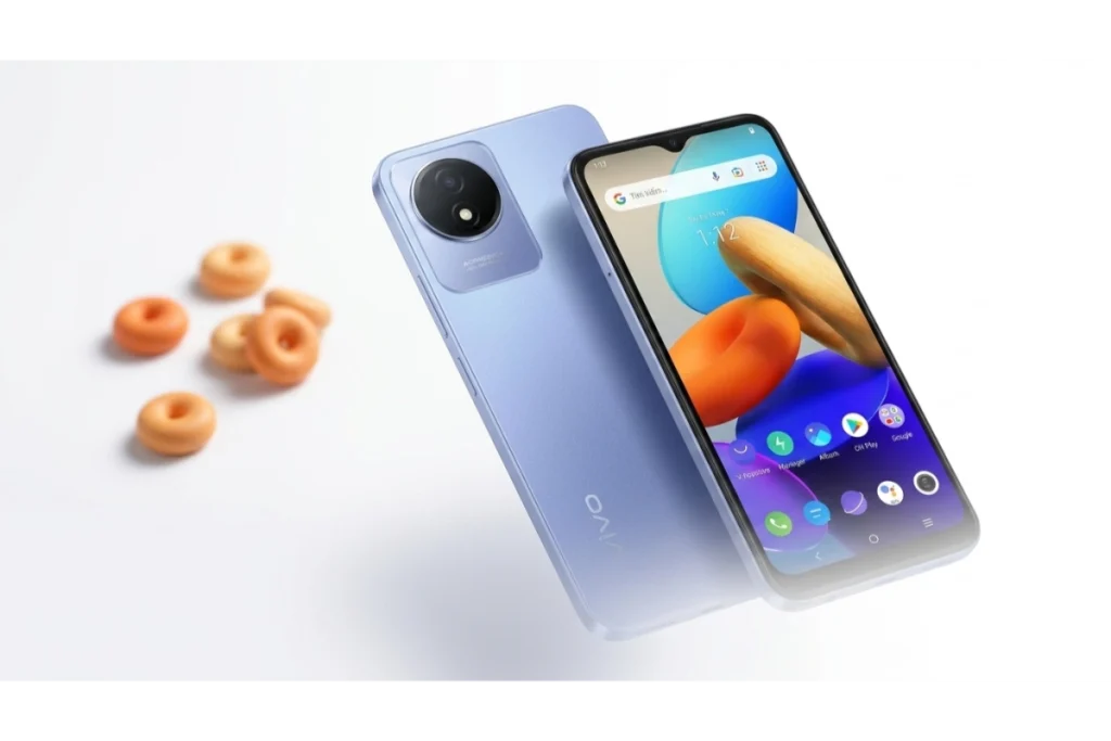 Vivo Y02t – thiết kế nhẹ dễ cầm, pin bền 2–3 ngày, phù hợp nhu cầu cơ bản. 