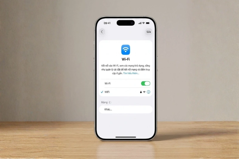 Kết nối với một mạng Wi-Fi ổn định để Apple tiến hành kích hoạt thiết bị trực tuyến trên máy chủ toàn cầu