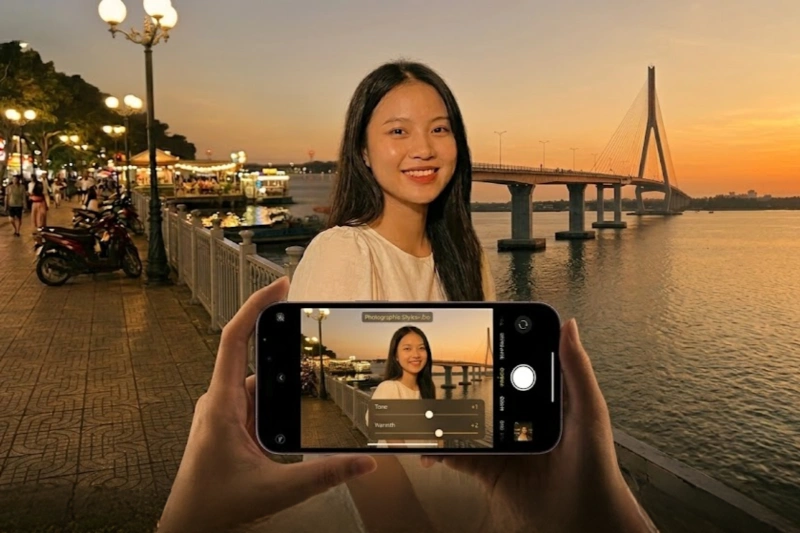 Ảnh chụp người ngược sáng trên iPhone 14 Pro
