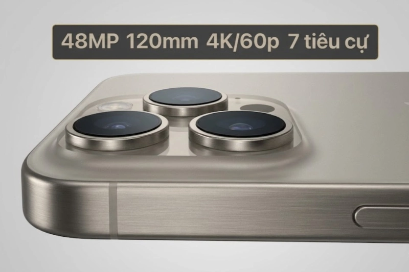iPhone 15 Pro cho phép chụp ảnh chân dung có tiêu cự chuẩn hơn