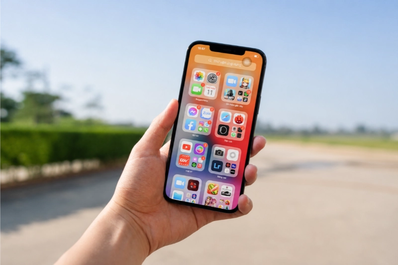 Widgets là nơi nơi hiển thị nhanh thông tin thời tiết, lịch trình hay dung lượng pin.