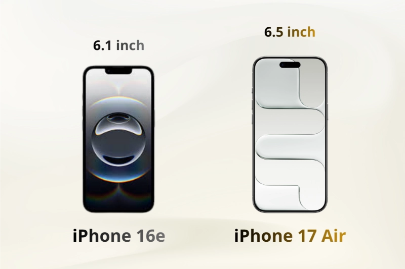 iPhone 17 Air sở hữu màn hình lớn hơn và mượt mà hơn với 120Hz
