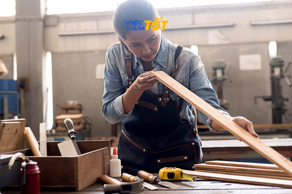 Nghề thợ mộc là sự kết hợp giữa kỹ thuật chính xác và tư duy nghệ thuật