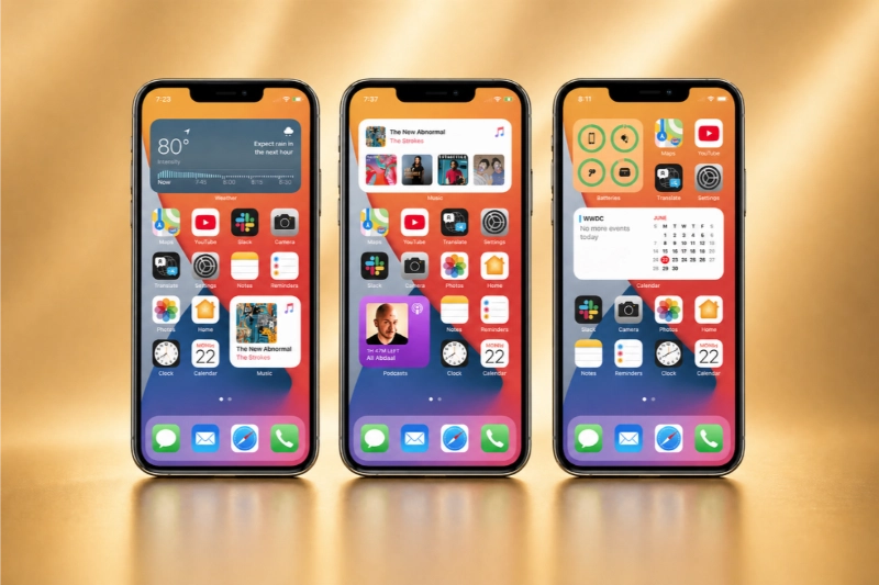 iPhone 16e cho phép thay đổi giao diện màn hình tuỳ theo sở thích cá nhân.