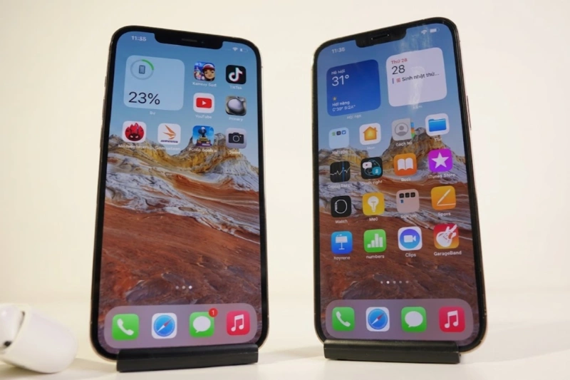 iPhone 13 được nâng cấp độ sáng tiêu chuẩn lên mức 800 nits so với mức 625 nits của iPhone 12