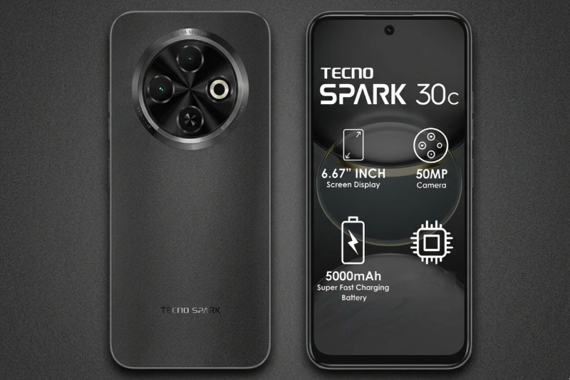 Tecno Spark 30C nổi bật với cấu hình mạnh và thiết kế trẻ trung năng động