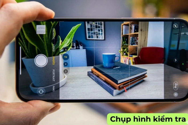 Kiểm tra các ống kính 0.5x, 1x và 3x có hoạt động trơn tru không