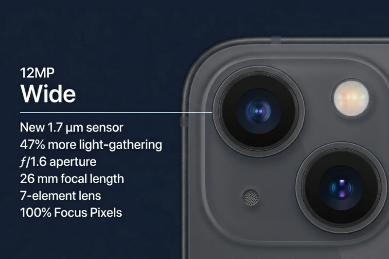 Hệ thống camera kép 12MP của iPhone 13 vẫn cho chất lượng ảnh chụp rất đẹp