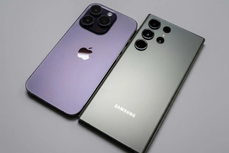 So sánh kích thước iPhone 14 Pro với Samsung Galaxy S23