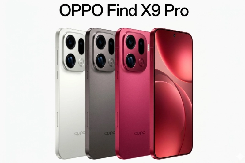 Oppo Find X9 Pro: Thiết kế giả da sang trọng, camera bo tròn mang phong cách đồng hồ cao cấp

