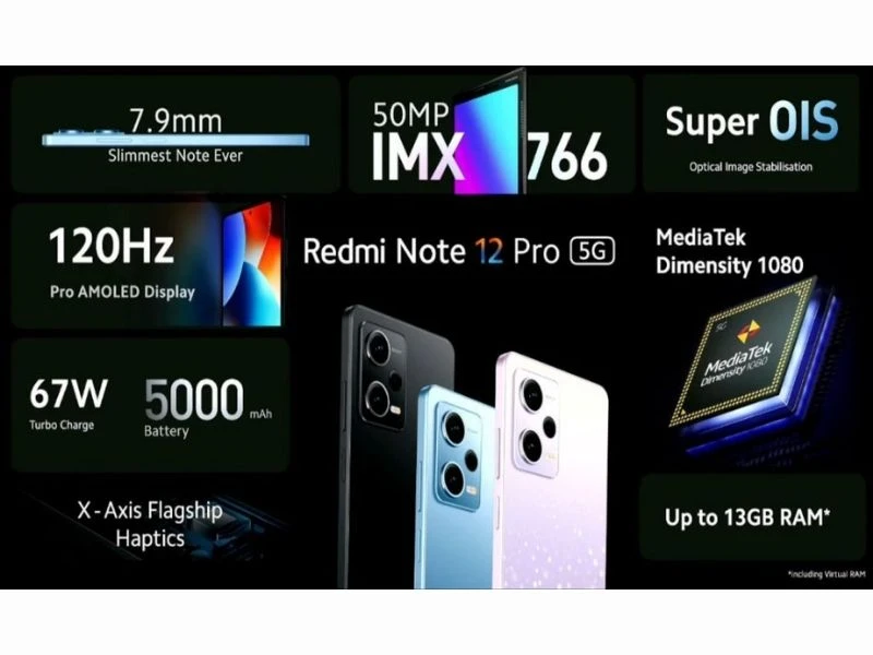 Thông số kỹ thuật Xiaomi Redmi Note 12 Pro