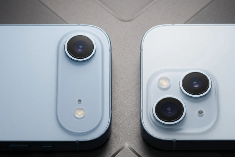 iPhone 15 Plus và iPhone Air đều sở hữu camera 48MP sắc nét, nhưng iPhone 15 Plus ổn định hơn khi quay video